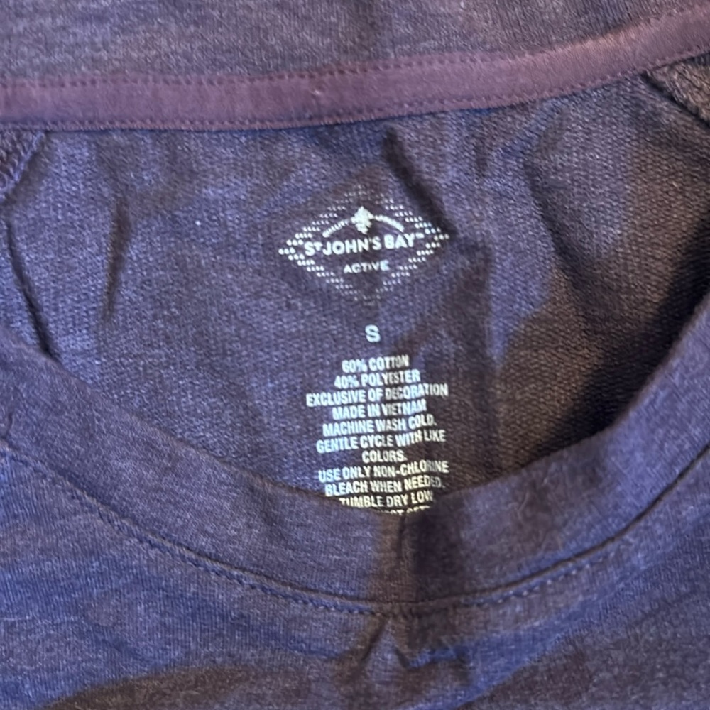 Purple St John’s Bay pajama set, size small. No stains